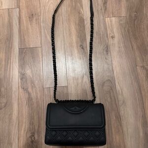 Tory Burch Black Quilted Shoulder Bag